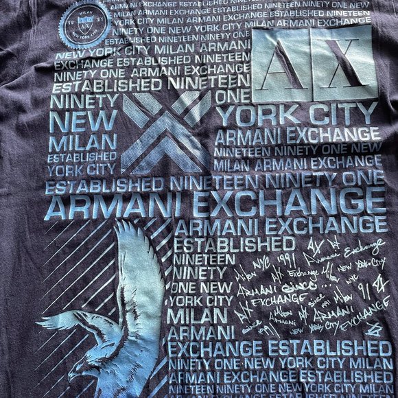 Armani Exchange T-shirt size L - Picture 4 of 5